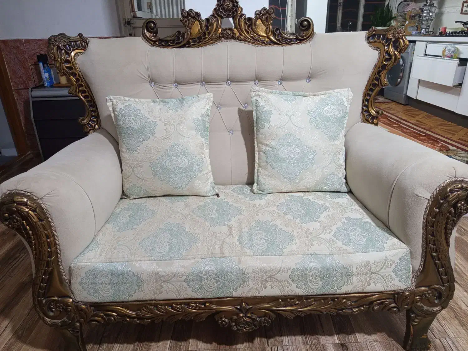 مبلمان کلاسیک وست ناهارخوری 6نفره فوق تمیز|مبلمان خانگی و میز عسلی|گرگان, |دیوار