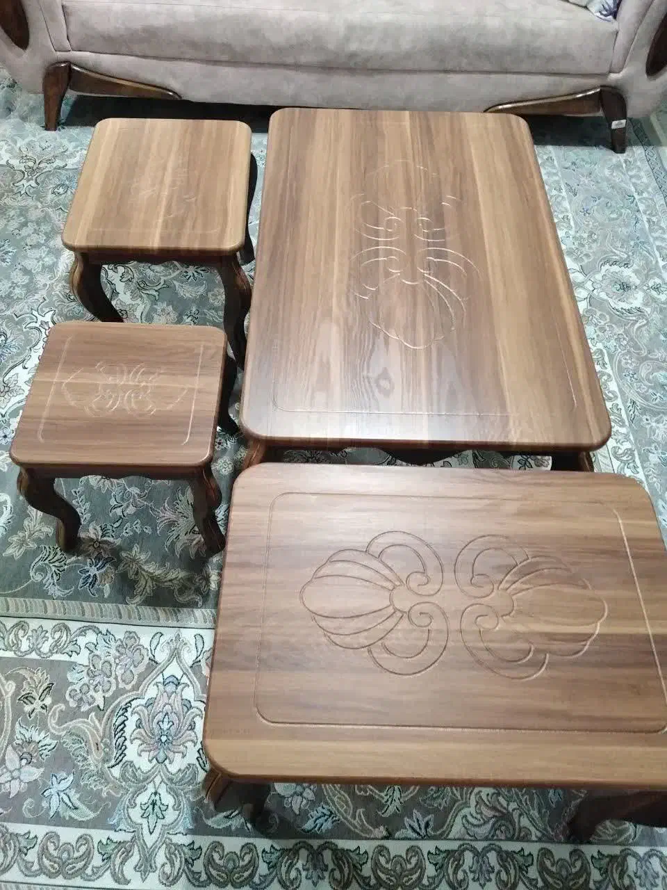 میز جلو مبلی|مبلمان خانگی و میز عسلی|شاهین‌شهر, بوستان حافظ|دیوار