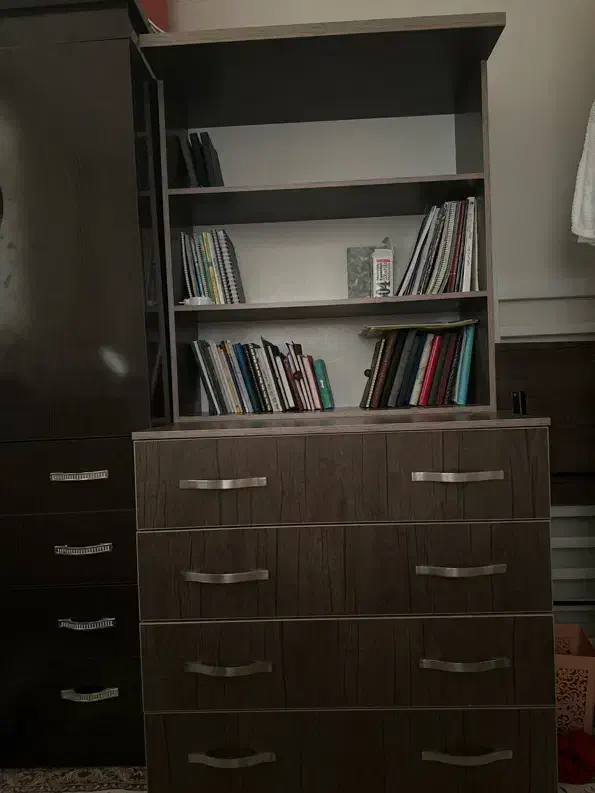 کتابخانه و کمد لباس|کتابخانه، شلف، قفسههای دیواری|قم, بنیاد|دیوار