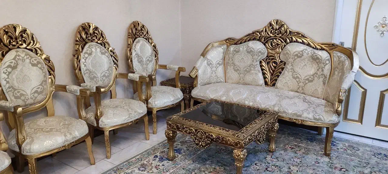 مبل سلطنتی در حد نو فروش فوری|مبلمان خانگی و میز عسلی|پاکدشت, پاکدشت (مامازند)|دیوار