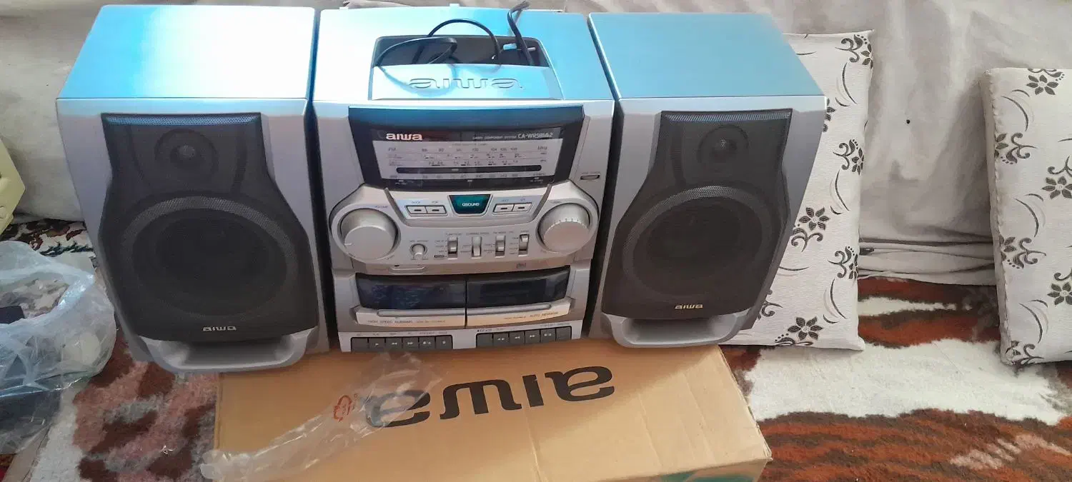 ضبط و رادیو دوکاسته کارتن دار کاملا نو|سیستم صوتی خانگی|ملایر, |دیوار