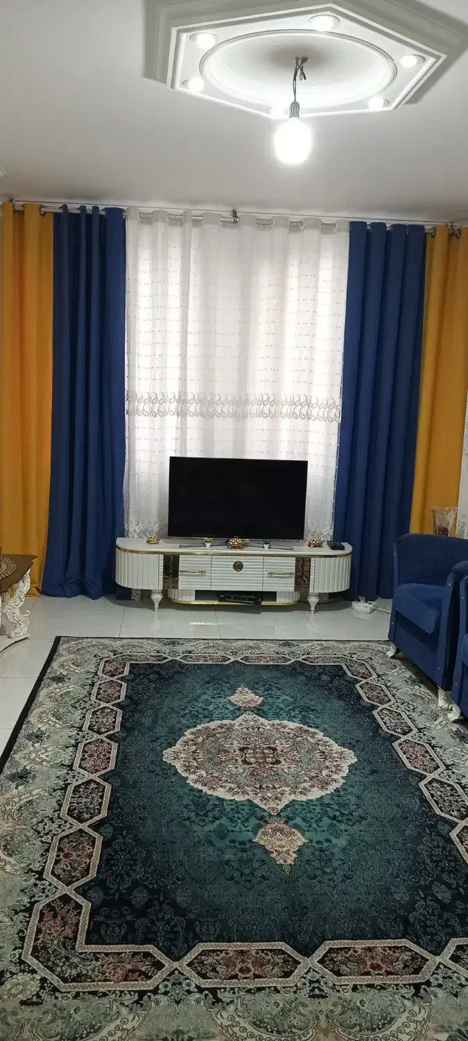 پرده مخملی دورنگ|پرده، رانر، رومیزی|گلستان (تهران), |دیوار