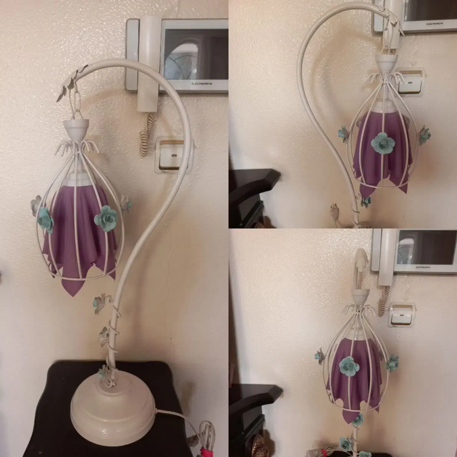 چراغ خواب گلدار|چراغ خواب و آباژور|شاهین‌شهر, حافظ جنوبی|دیوار