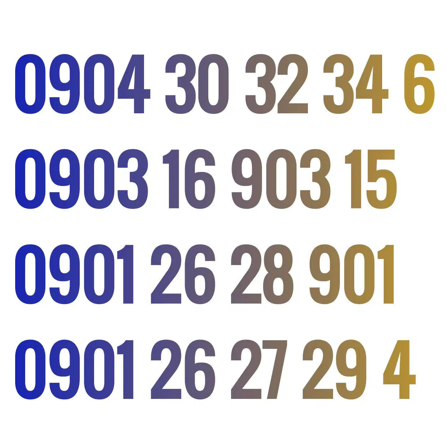 0904.30.32.34.6|سیم‌کارت|تهران, منیریه|دیوار