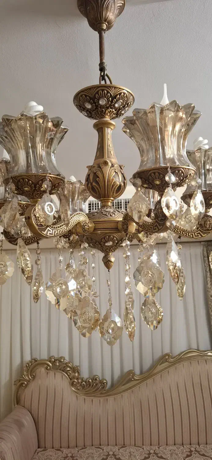 دو جفت لوستر پذیرایی|لوستر و چراغ آویز|پرند, فاز ۶|دیوار