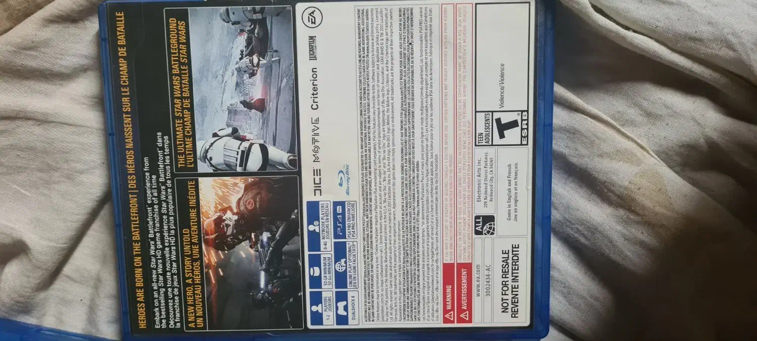 بازی star wars battlefront 2 و forhonor|کنسول، بازی ویدئویی و آنلاین|قائمشهر, |دیوار