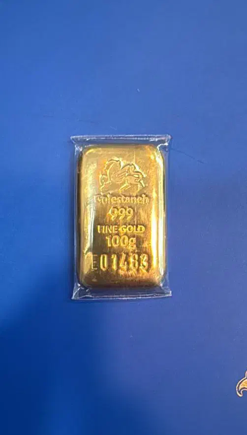 شمش ۱۰۰ گرمی گلستانه|جواهرات|تهران, فرمانیه|دیوار