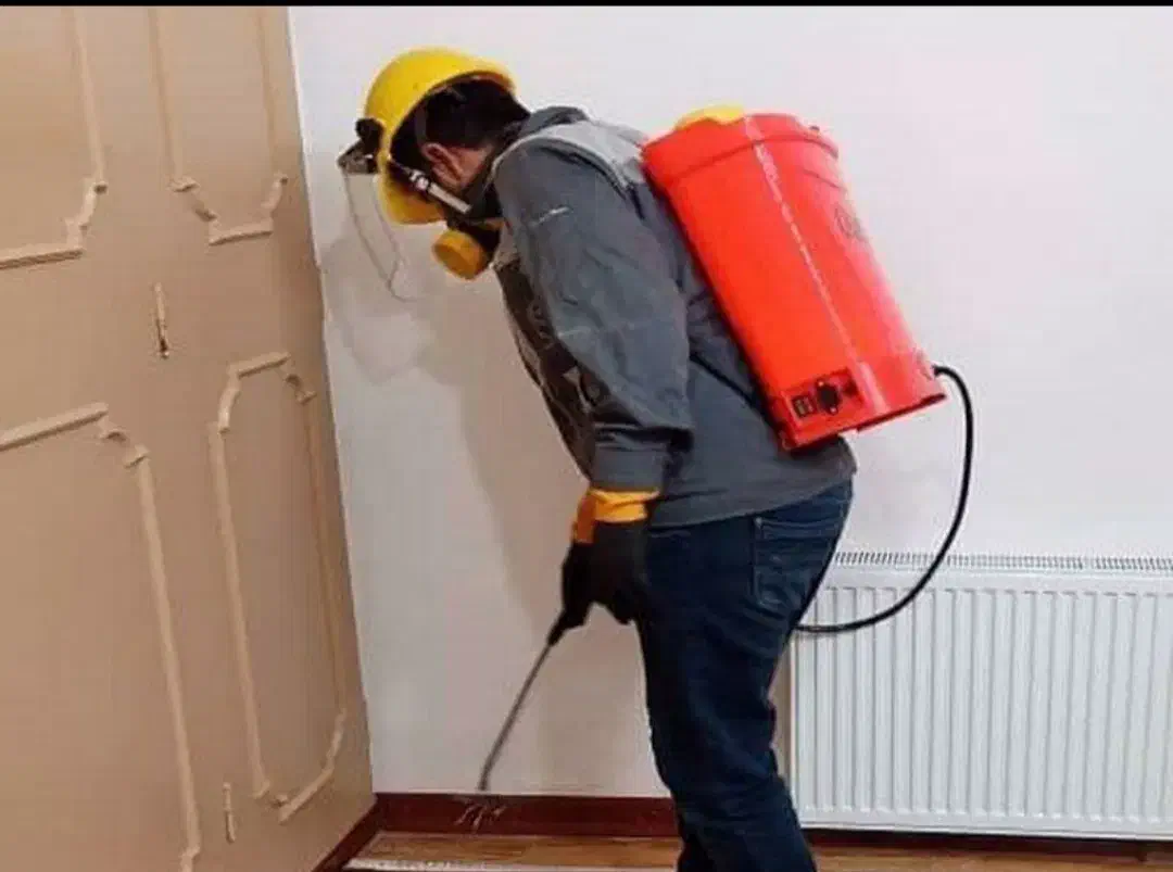 سمپاشی انواع حشرات سوسک ساس سم پاشی با ضمانت شرکتی|خدمات نظافت|چمران, |دیوار