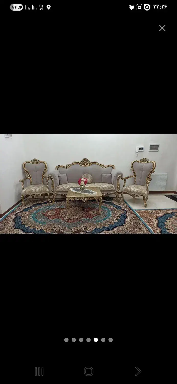 شش تخته فرش ۶ متری ی طرح ی رنگ در حد جهیزیه|فرش|کرج, خرمدشت|دیوار