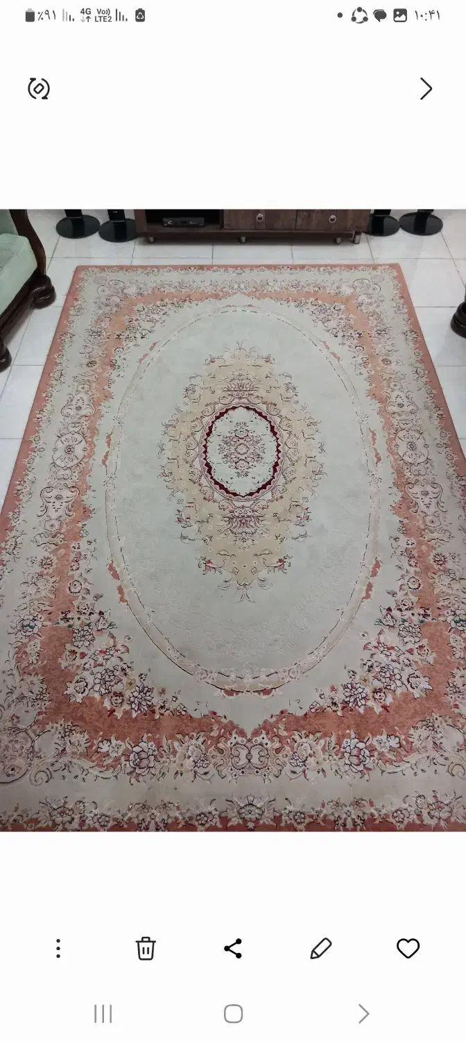 فرش ماشینی گل برجسته اقبال کاشان(۹و۶متری)|فرش|لاهیجان, پردسر|دیوار