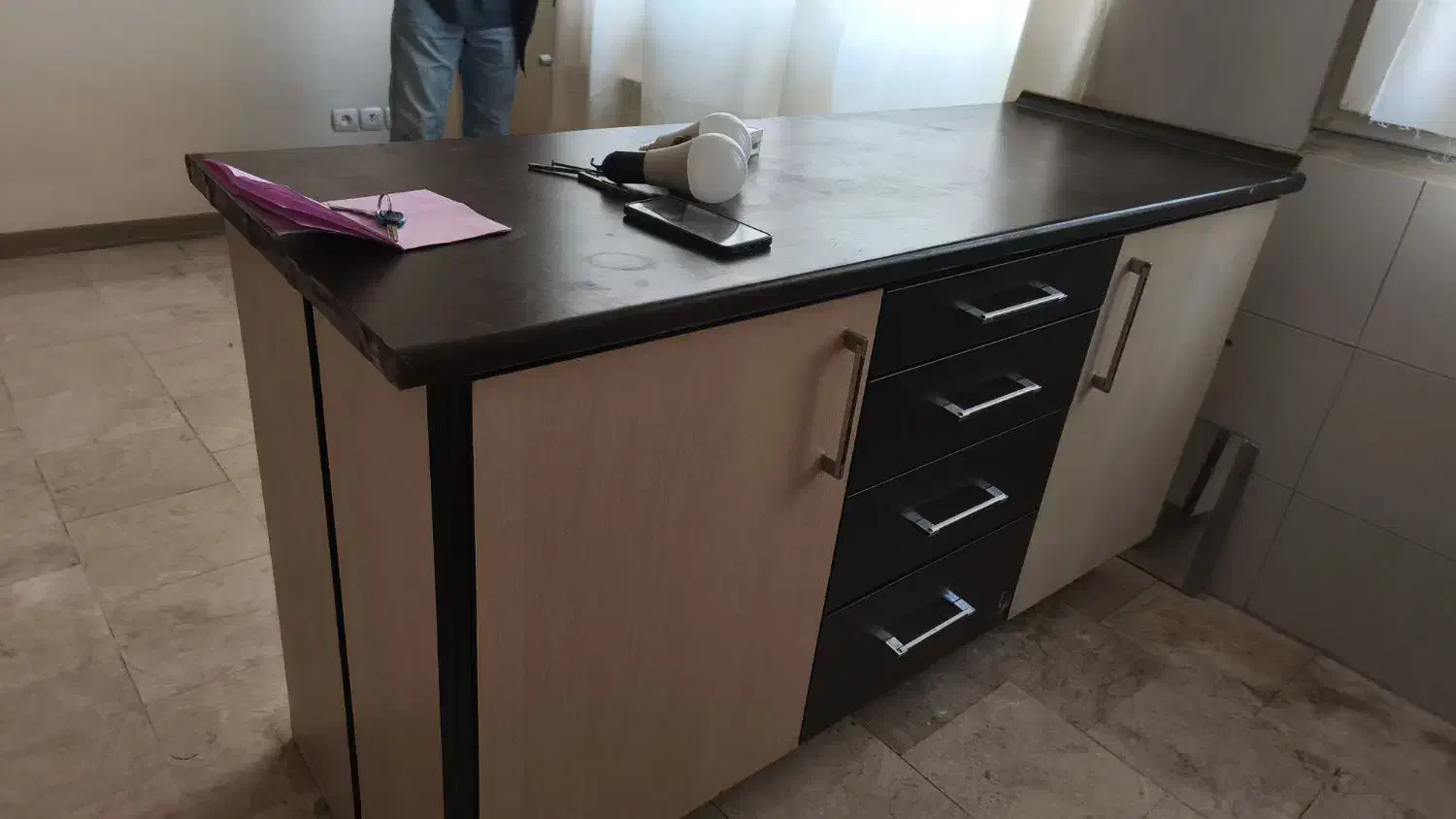 ۳ متر کابینت دست دوم|آبچکان و نظمدهنده ظروف|تهران, تهرانپارس غربی|دیوار