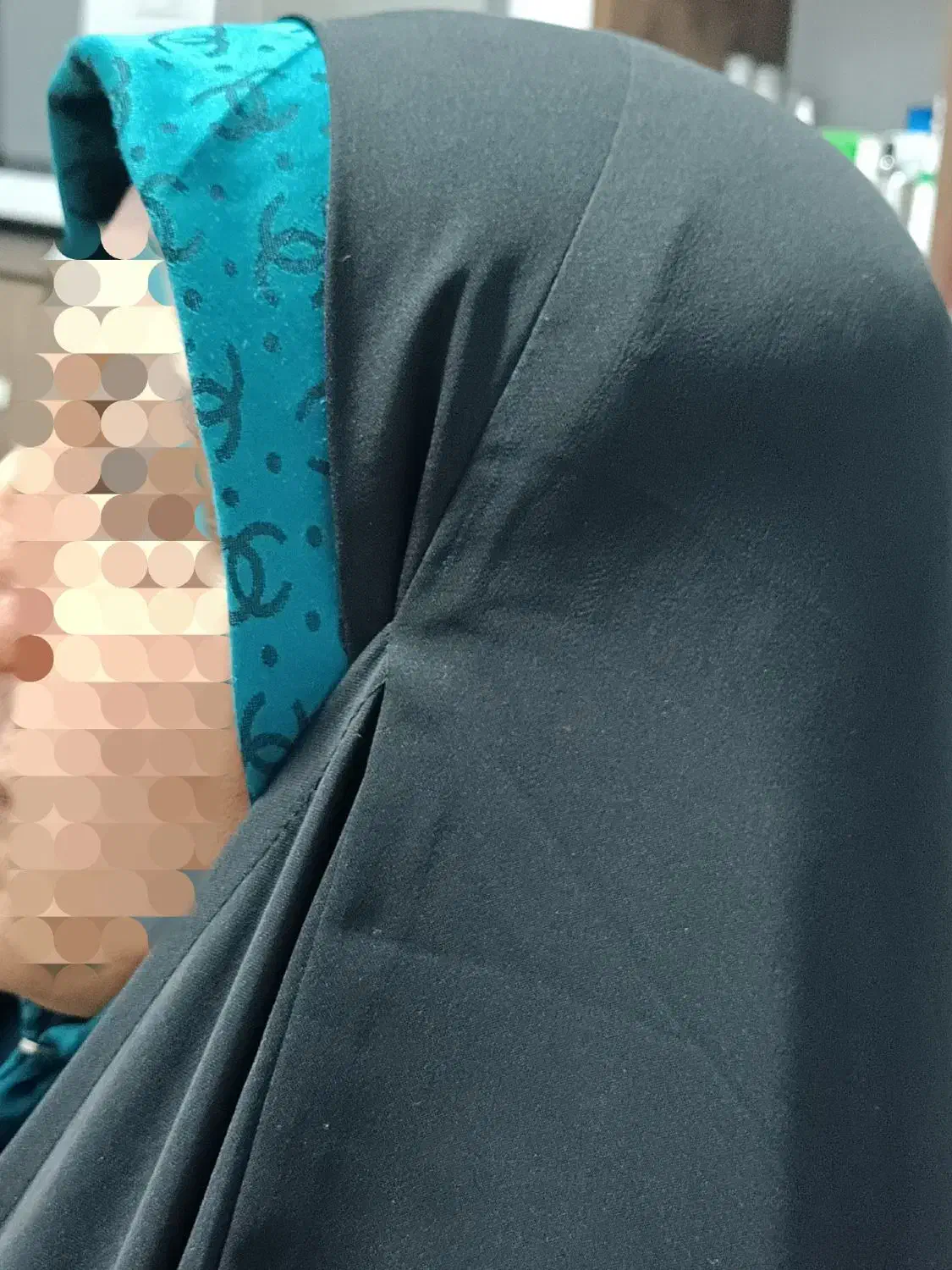 چادر مشکی مدل لبنانی درحد نو|لباس|ورامین, خیر آباد|دیوار