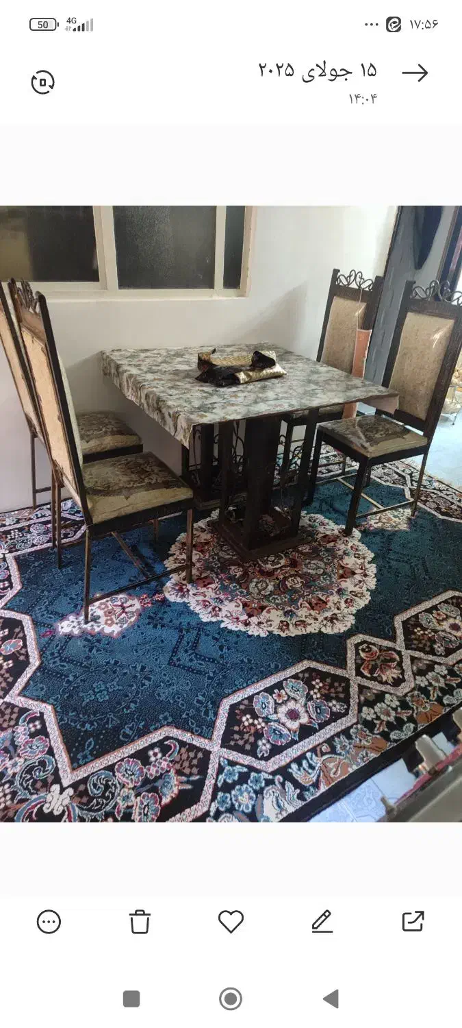 میز ناهارخوری|مبلمان خانگی و میز عسلی|قم, زاویه|دیوار