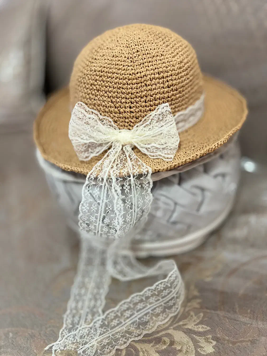 کلاه رافیا (مناسب عکاسی پاییزی ساحلی  و تابستونه)|لباس|نجف‌آباد, سعدی|دیوار