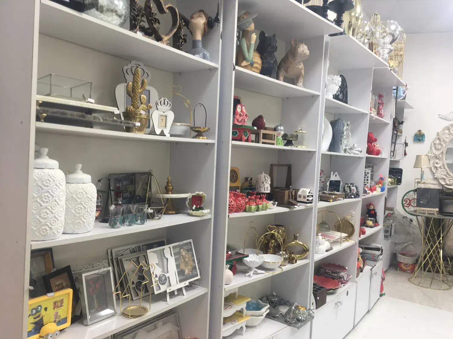 ویترین مغازه با وسایل|کتابخانه، شلف، قفسه‌های دیواری|ورامین, ورامین|دیوار