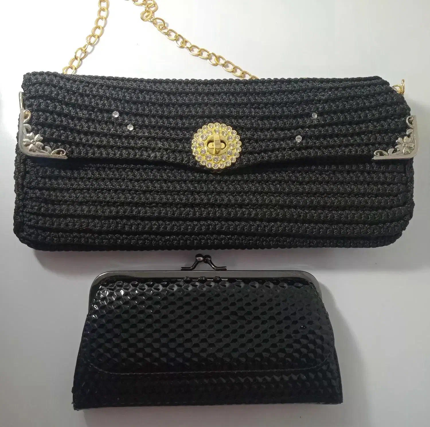 کیف مجلسی دست بافت و کیف پول|کیف، کفش، کمربند|سنقر, |دیوار