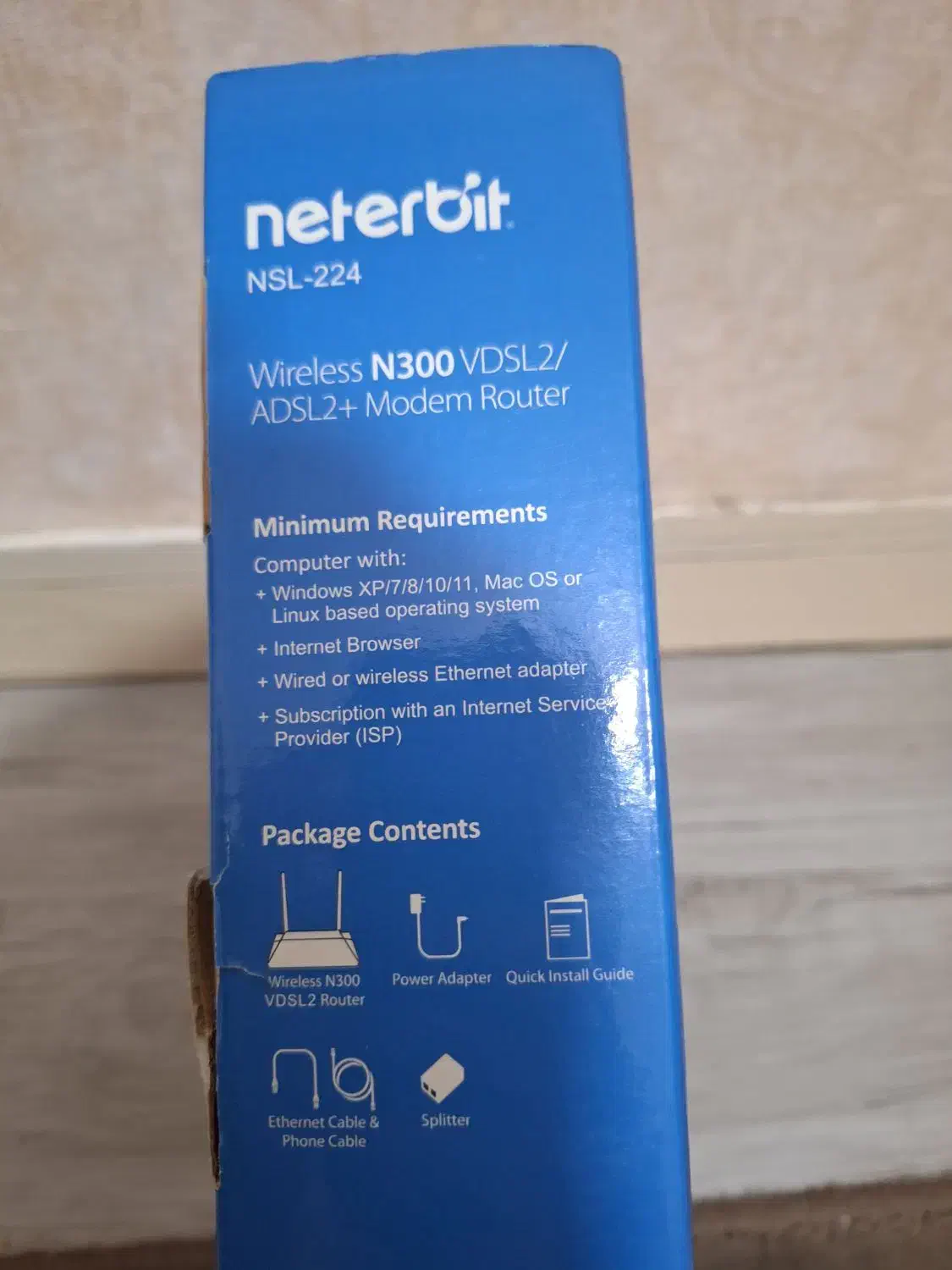 مودم neterbit مدل NSL-224 در حد نو|مودم و تجهیزات شبکه|قم, سعادتی|دیوار