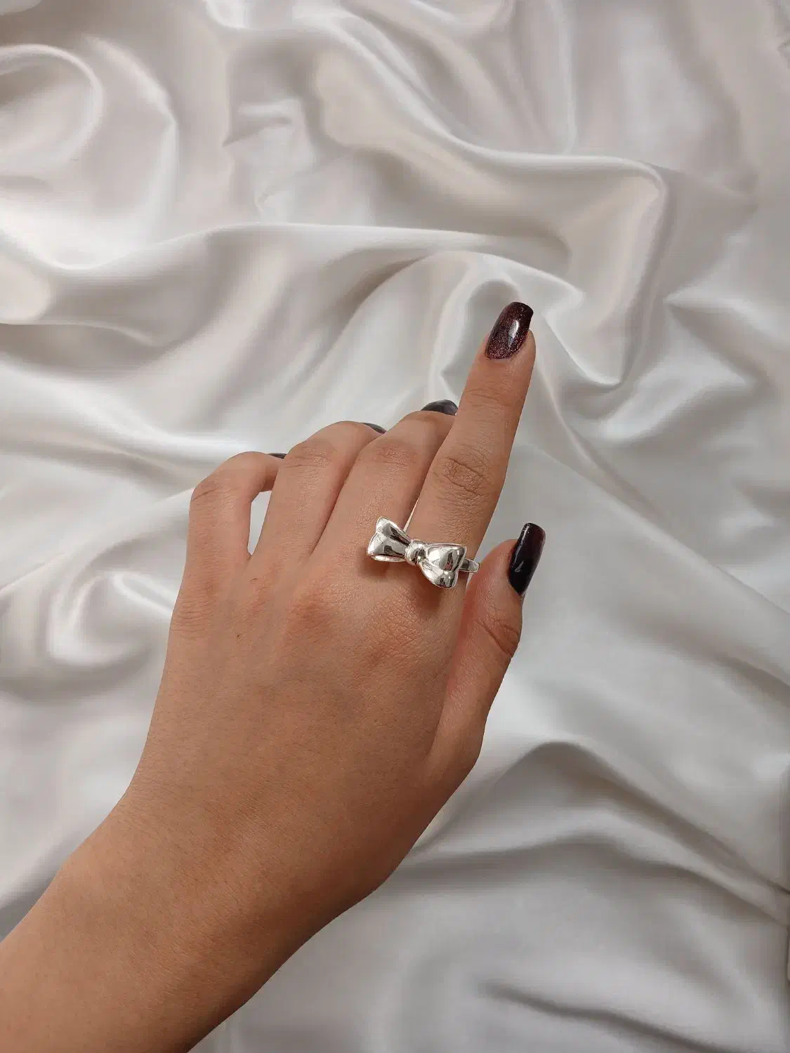 انگشتر مینیمال آبکاری نقره|بدلیجات|قم, نیروگاه|دیوار