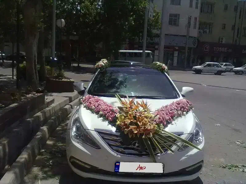 کرایه ماشین سوناتا وای اف سفید|خودرو اجارهای|قزوین, |دیوار