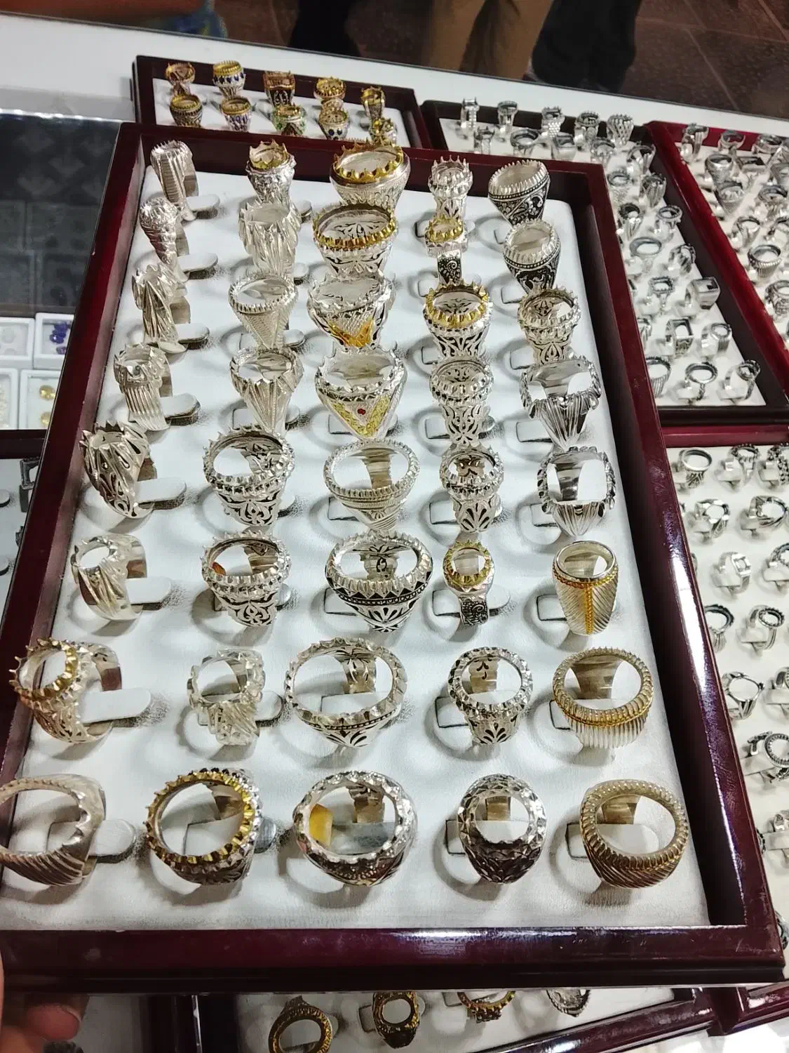 انگشتر نقره ۹۲۵|جواهرات|اصفهان, نقش جهان|دیوار