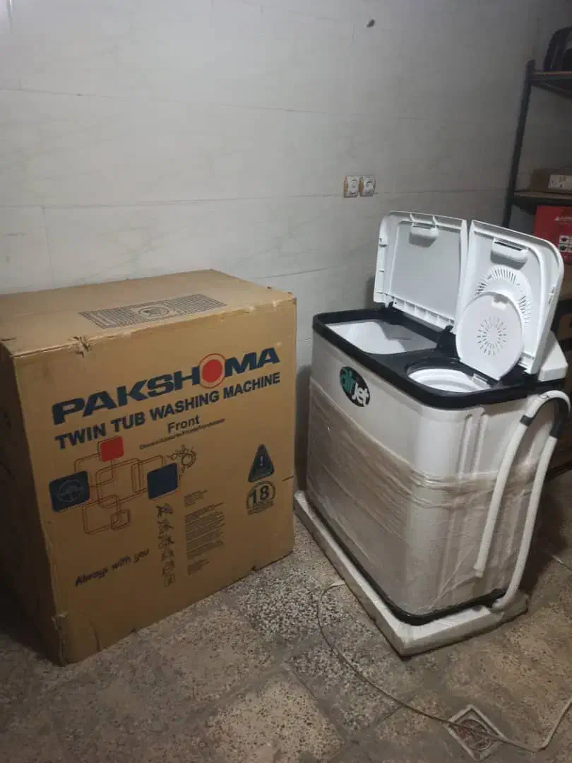 لباسشویی دوقلوپاکشوما ۹/5کیلویی داخل کارتون اک بند|ماشین لباسشویی و خشک‌کن لباس|فولادشهر, B2|دیوار