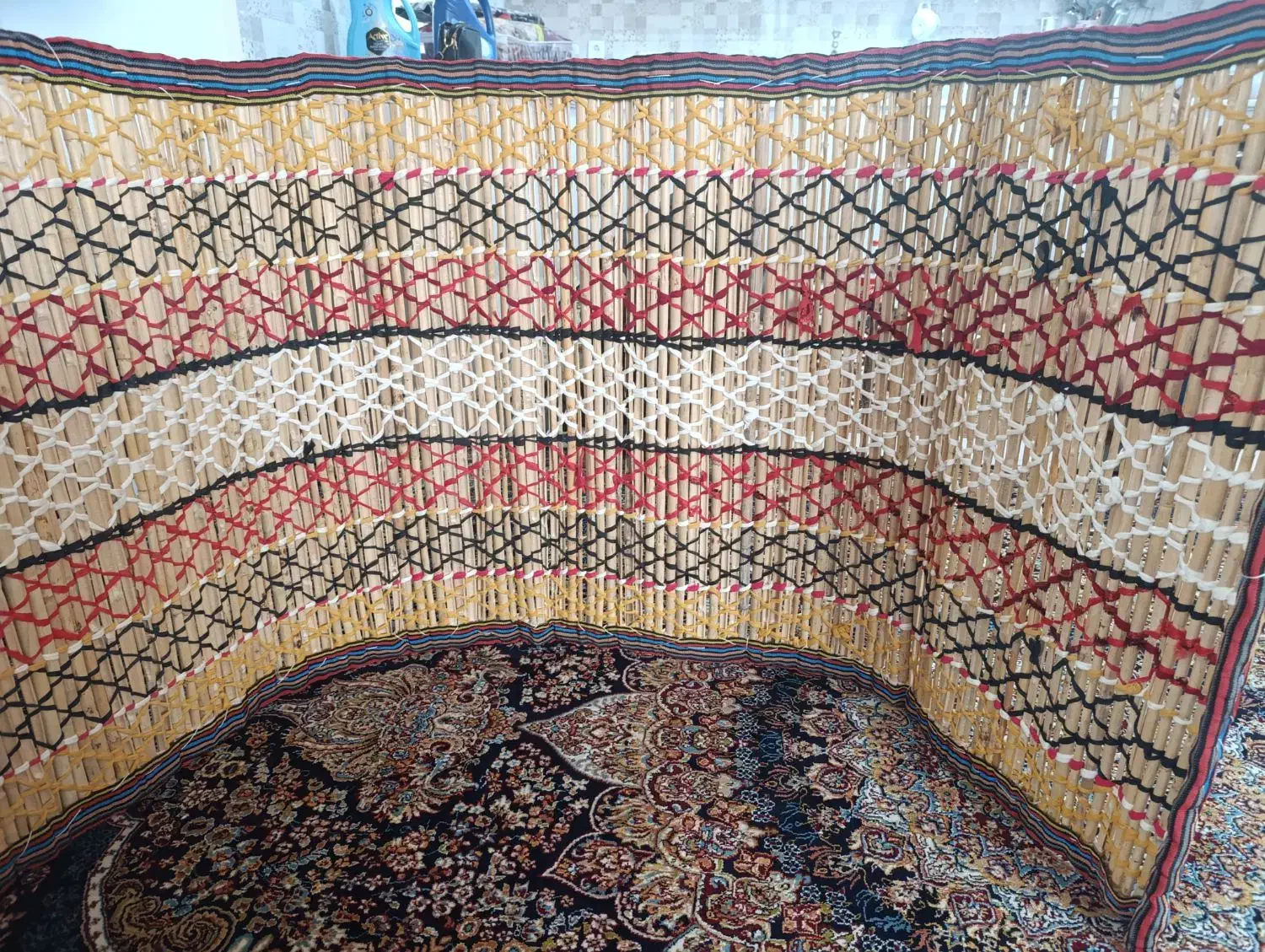 چیت|گلیم، جاجیم، گبه|ایلام, |دیوار