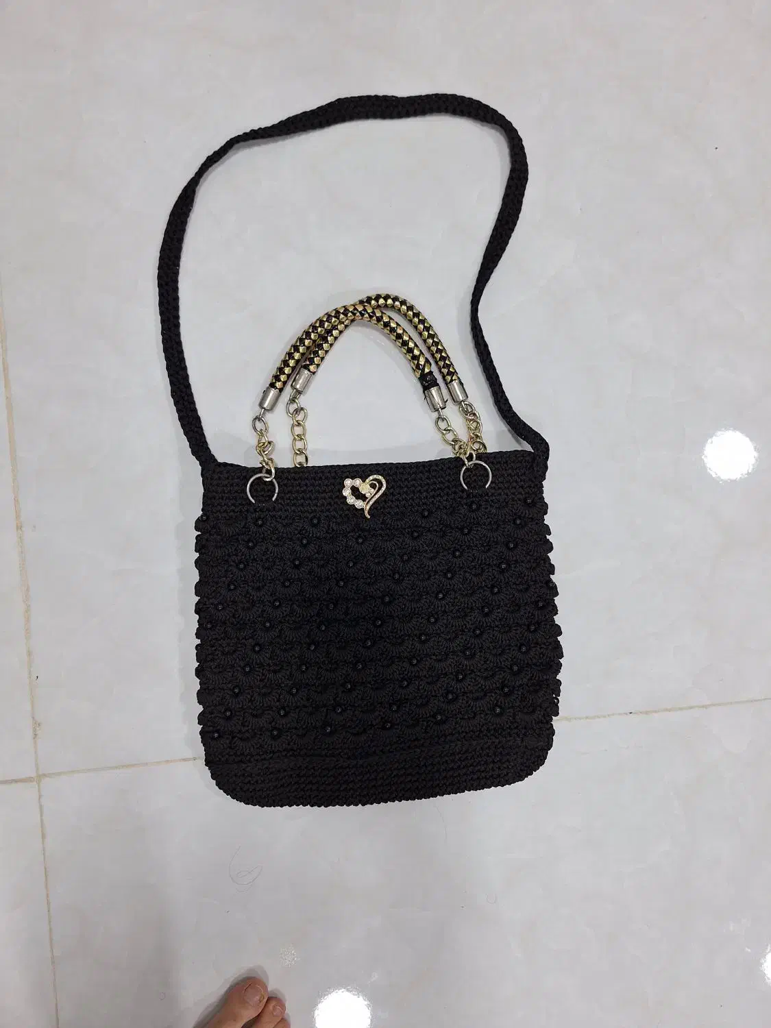 کیف قلاب بافی|کیف، کفش، کمربند|گالیکش, |دیوار