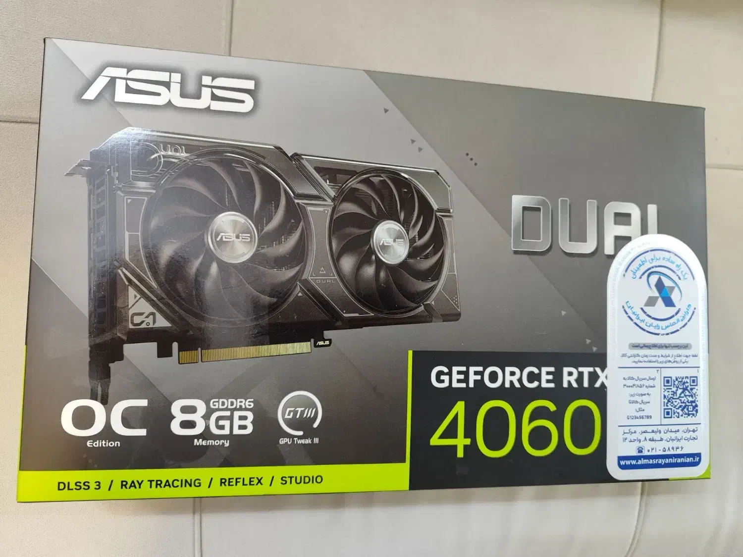 کارت گرافیک  Asus Gaming RTX 4060 OC 8GB در حد نو|قطعات و لوازم جانبی رایانه|کرمان, |دیوار