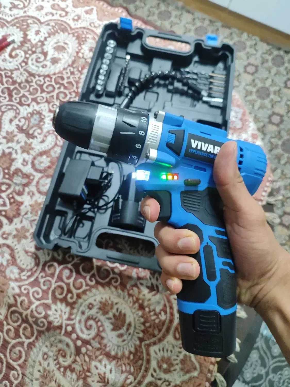 پیچ بندشارژی کاملانوباضمانت ۲ساله12ولت|ابزارآلات|سنگر, |دیوار