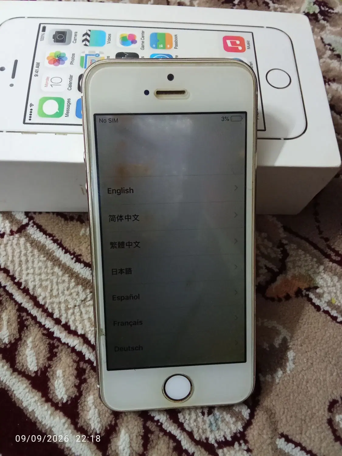 گوشی آیفون 5s|موبایل|شاهینشهر, حاجی آباد|دیوار