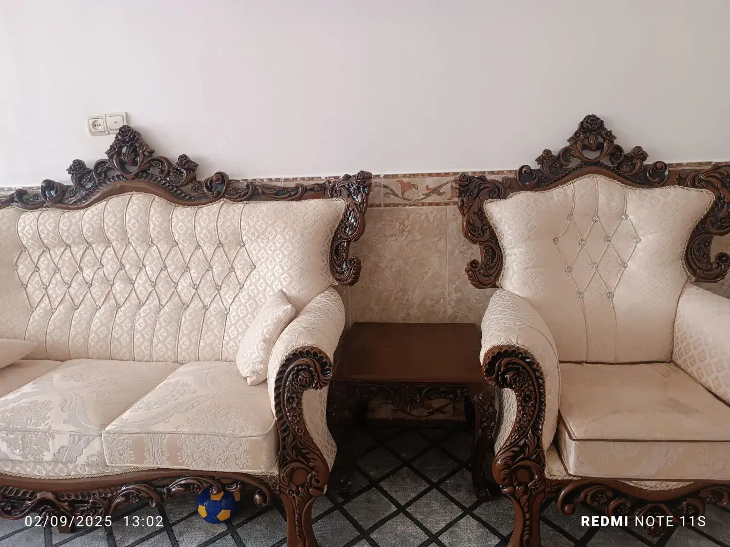 مبل سلطنتی|مبلمان خانگی و میز عسلی|سرپل ذهاب, |دیوار