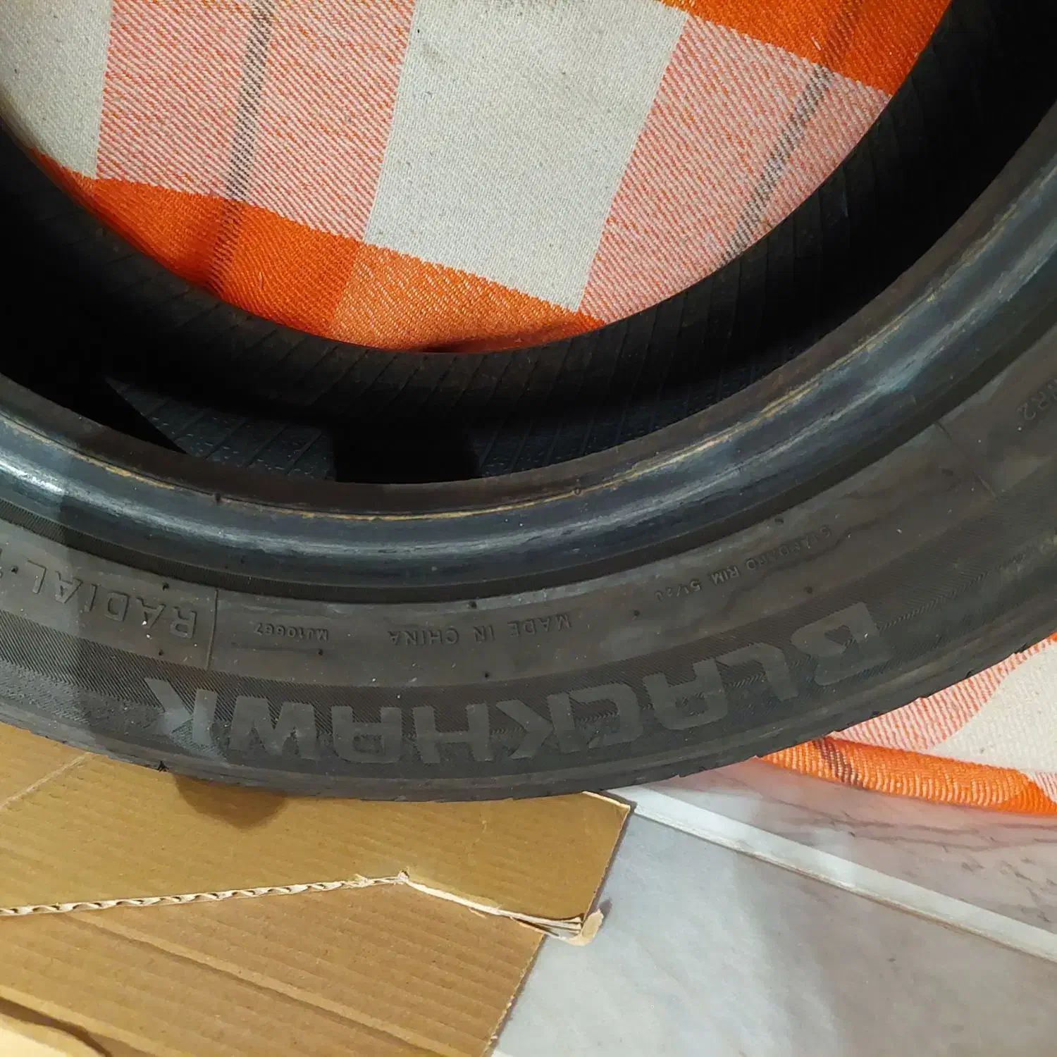 یک جفت لاستیک خارجی سمند  و پژو رینگ ۱۵|قطعات یدکی و لوازم جانبی|قم, شهرک قدس|دیوار