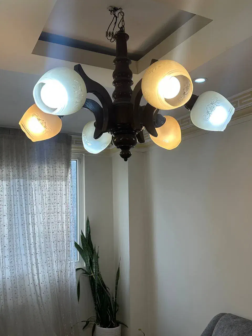 لوستر شش شاخه|لوستر و چراغ آویز|تهران, شهرک شریعتی|دیوار