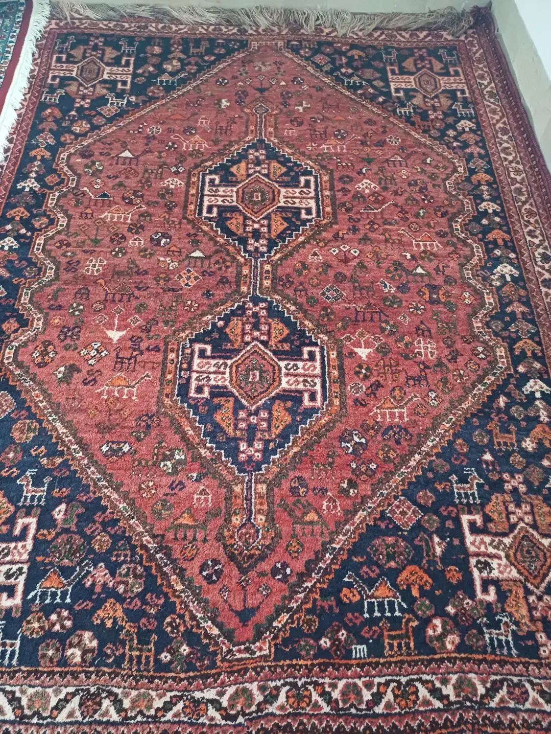 فرش دستباف|فرش|ارسنجان, |دیوار