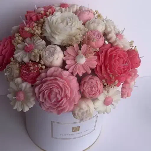 ساخت دسته گل شمعی|گل مصنوعی|اصفهان, بهارستان (مخابرات)|دیوار