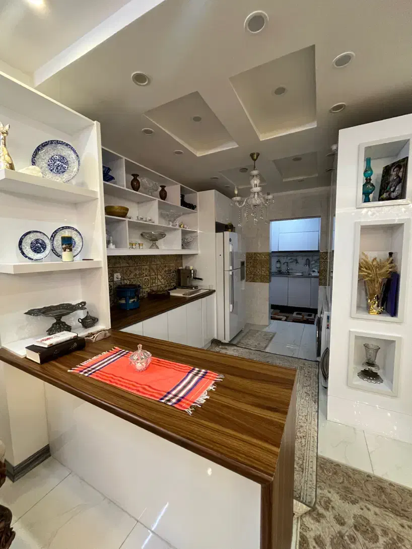 تک واحدی 132متری سندتک‌برگ‌ ۳خوابه/آشپزخانه مطبخ|فروش آپارتمان|قم, بنیاد|دیوار