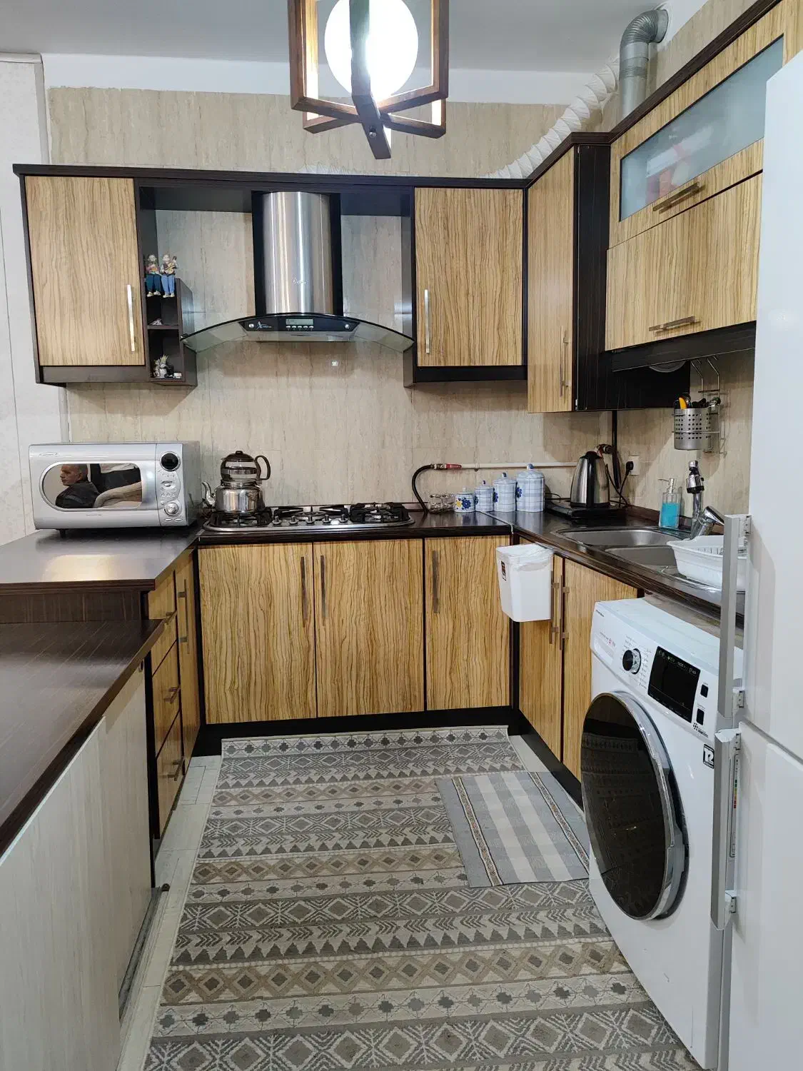 کابینت دست دوم با سینک و گاز و هود|مصالح و تجهیزات ساختمان|تهران, پرستار|دیوار