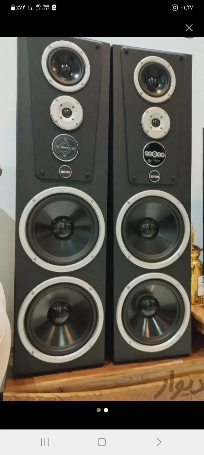 اسپیکر مارک مارشال|سیستم صوتی خانگی|گرمدره, |دیوار