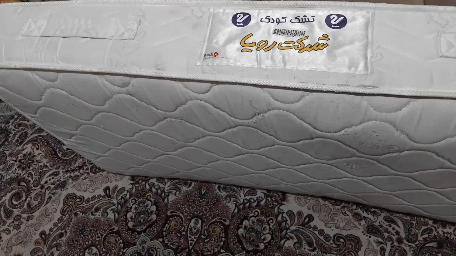 تخت کودک با تشک رویال درحدنو|تخت و صندلی بچه|کرمان, |دیوار
