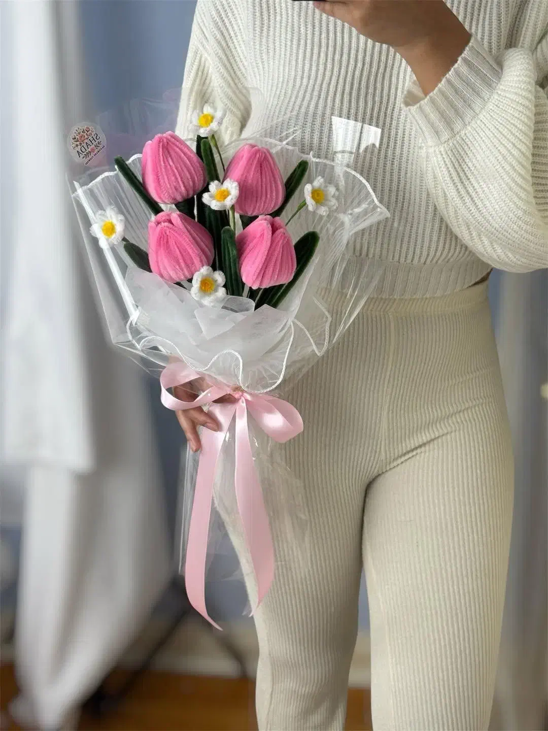 دسته گل|گل مصنوعی|ایوان, |دیوار