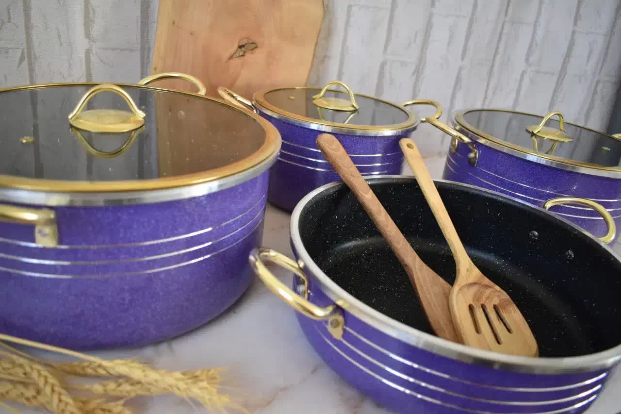 سرویس قابلمه گرانیت کیفیت بالا|ظروف پختوپز|بندرعباس, |دیوار