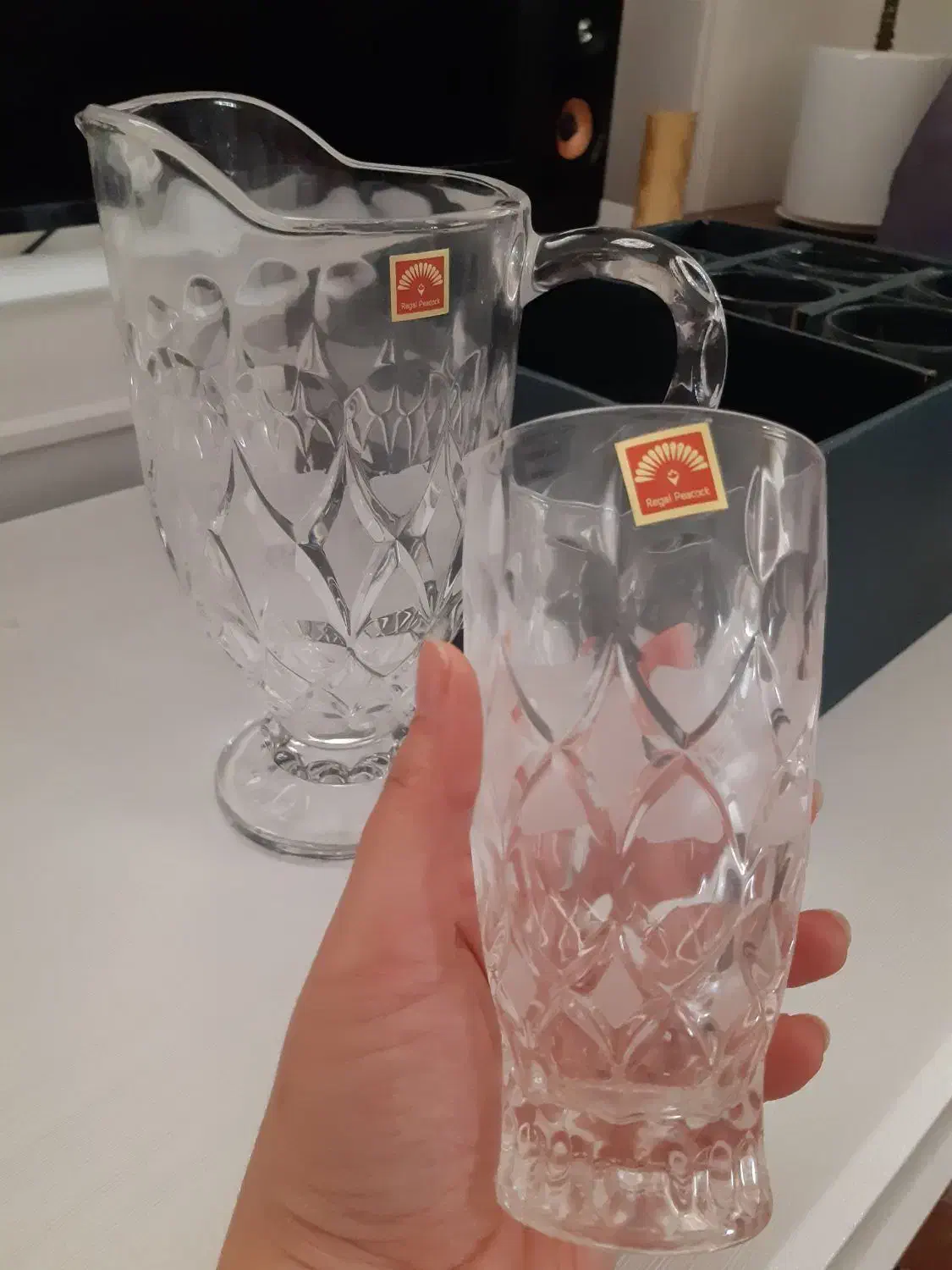 پارچ لیوان خارجی طرح آنجلیکا|ظروف سرو و پذیرایی|رشت, فلسطین|دیوار