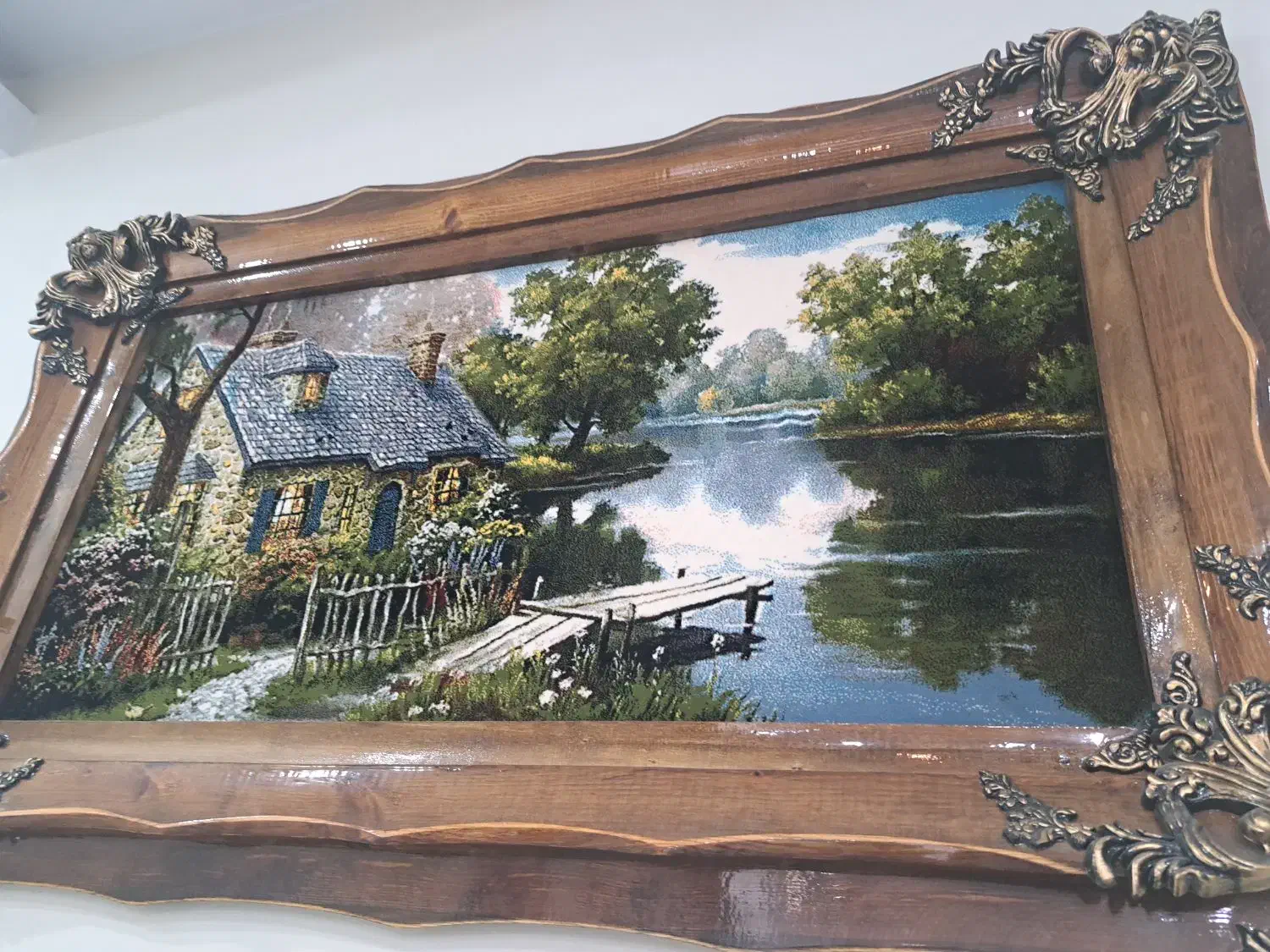 تابلو فرش  ماشینی  بسیار زیبا|تابلو فرش|تهران, سردارجنگل|دیوار