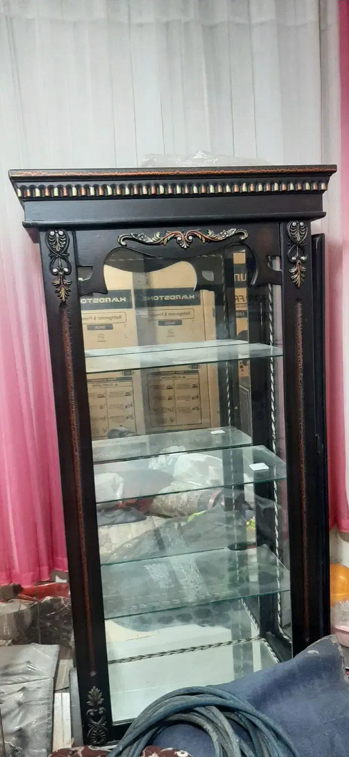 بوفه در حد نو|بوفه، ویترین، کنسول|سپیدار, |دیوار