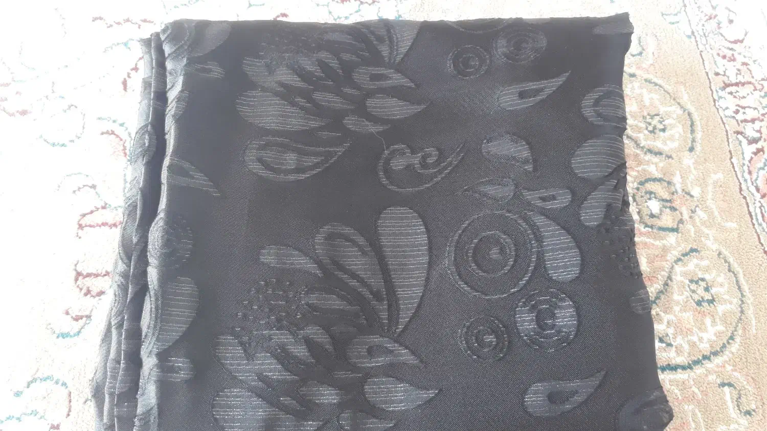 چادر گلدار حریر|لباس|پاکدشت, پاکدشت (مامازند)|دیوار