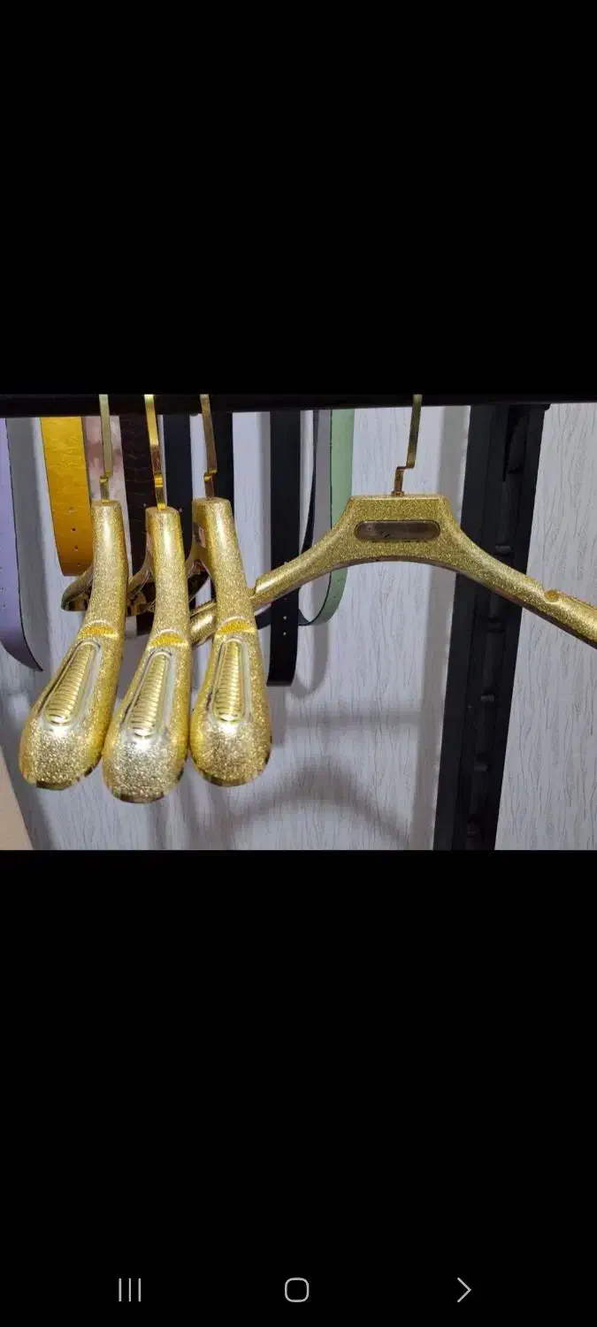 چوب لباسی  طلایی ۲سایز|جاکفشی، کمد، دراور|اصفهان, صدف|دیوار