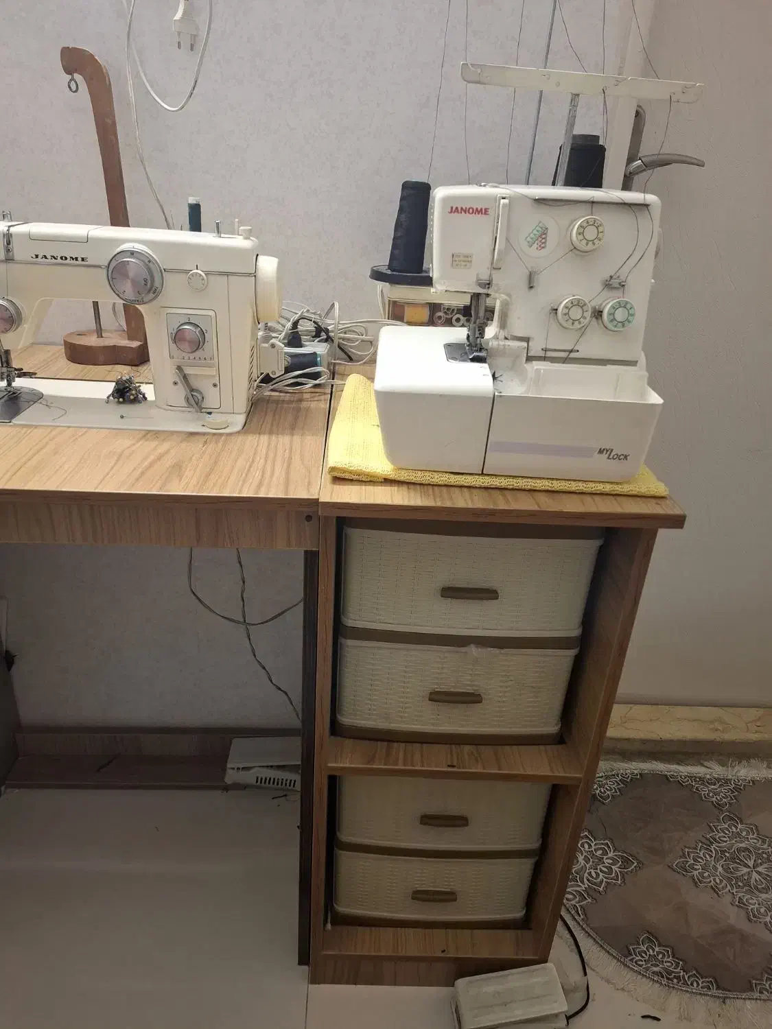 میز چرخ خیاطی|لوازم خیاطی و بافتنی|تهران, شهرک هما|دیوار