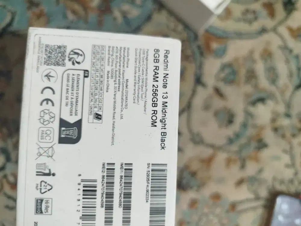 گوشی شیوآمی ردمی نوت ۱۳|موبایل|کرج, کلاک پایین|دیوار