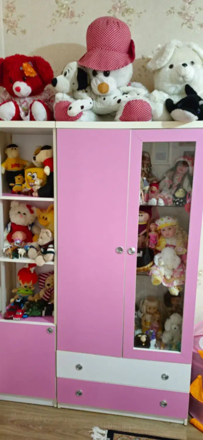 سرویس کامل اتاق خواب دخترانه|تخت و سرویس خواب|اسدآباد, |دیوار