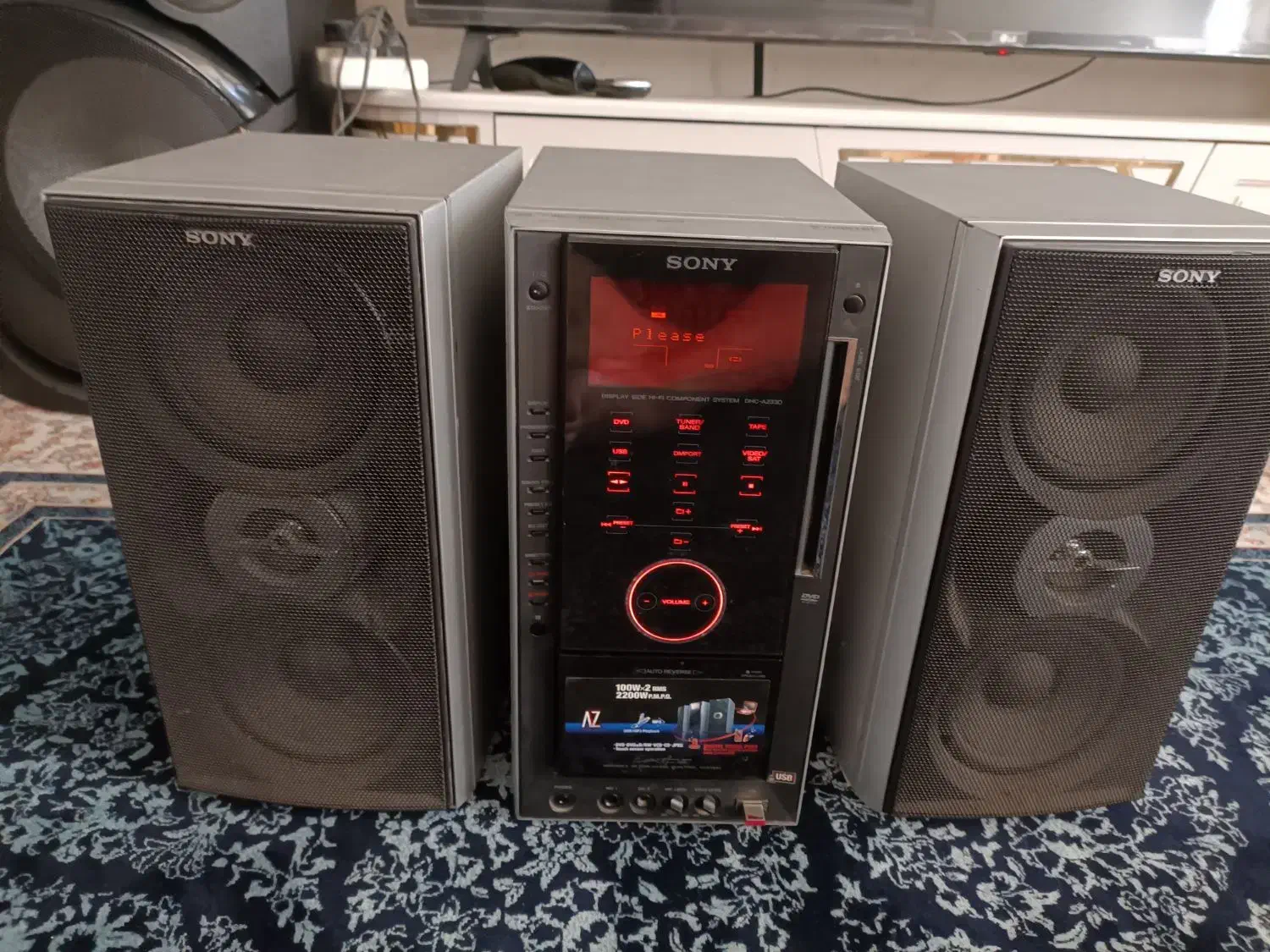 ظبط سی دی سونی فلش خور فابریک|سیستم صوتی خانگی|شیراز, پودنک|دیوار